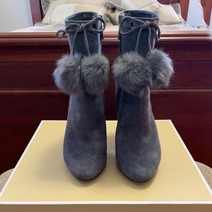 Michael Kors Pom Pom Stiletto Booties